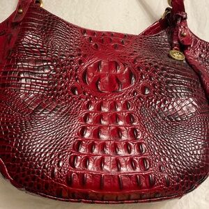 Brahmin Vintage Red Shoulder Bag